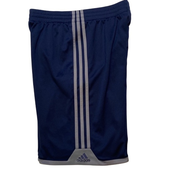 Adidas Shorts kids large Blue Workout GymClimalite Pull On - Picture 1 of 6